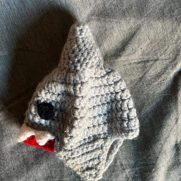 Baby’s Crochet Shark Hat - Picture 4 of 6